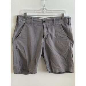 Burton Kingfield Flat Front Shorts Men's Size 33 Blue Outdoor Hiking Stretch